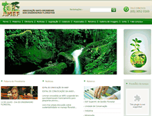 Tablet Screenshot of amef.org.br